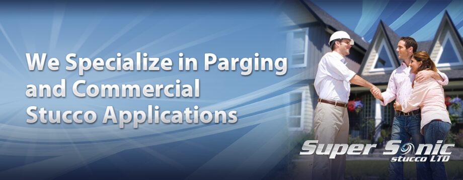 We specialize in parging and commercial stucco applications